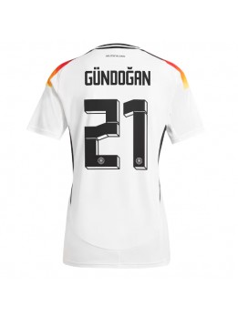 Deutschland Ilkay Gundogan #21 Heimtrikot für Frauen EM 2024 Kurzarm